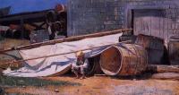Homer, Winslow - Boy in a Boatyard aka Boy with Barrels
